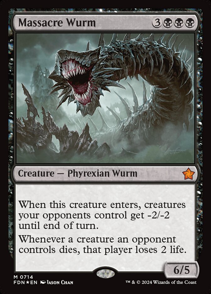 Massacre Wurm 714 (Foundations)  - Foil | Good Games Morley
