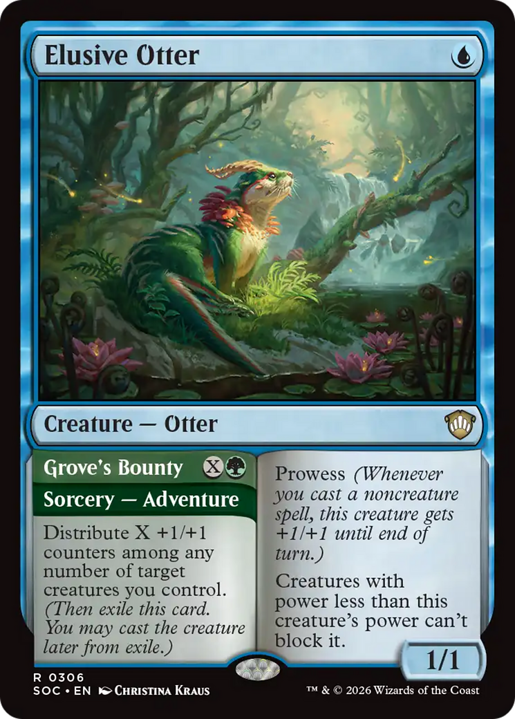 Elusive Otter [Secrets of Strixhaven Commander] | Good Games Morley