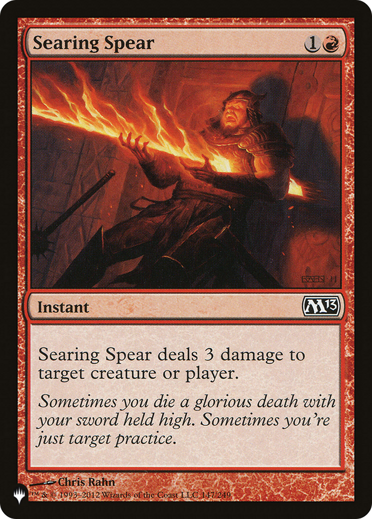 Searing Spear [The List] | Good Games Morley
