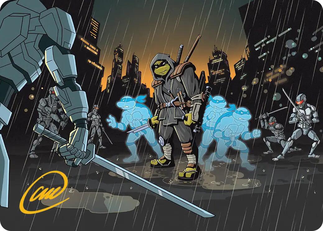 The Last Ronin's Technique Art Card (Gold-Stamped Signature) [Teenage Mutant Ninja Turtles Art Series] | Good Games Morley