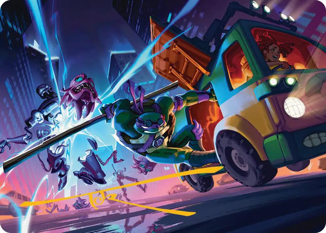 Donatello, Rad Scientist Art Card (Gold-Stamped Signature) [Teenage Mutant Ninja Turtles Art Series] | Good Games Morley