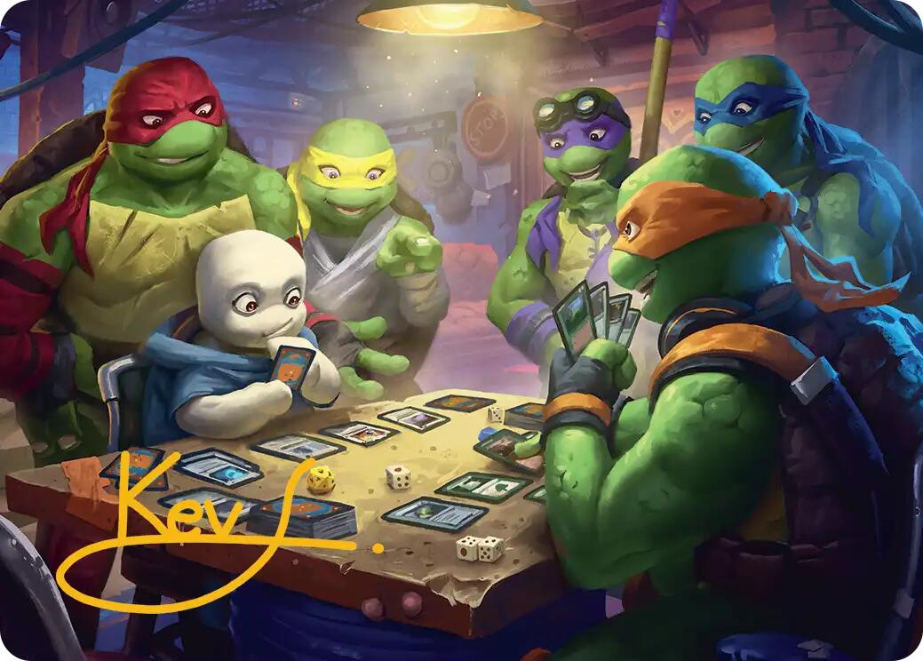 Lessons from Life Art Card (Gold-Stamped Signature) [Teenage Mutant Ninja Turtles Art Series] | Good Games Morley