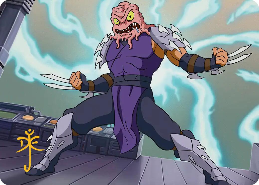 Krang & Shredder Art Card (Gold-Stamped Signature) [Teenage Mutant Ninja Turtles Art Series] | Good Games Morley