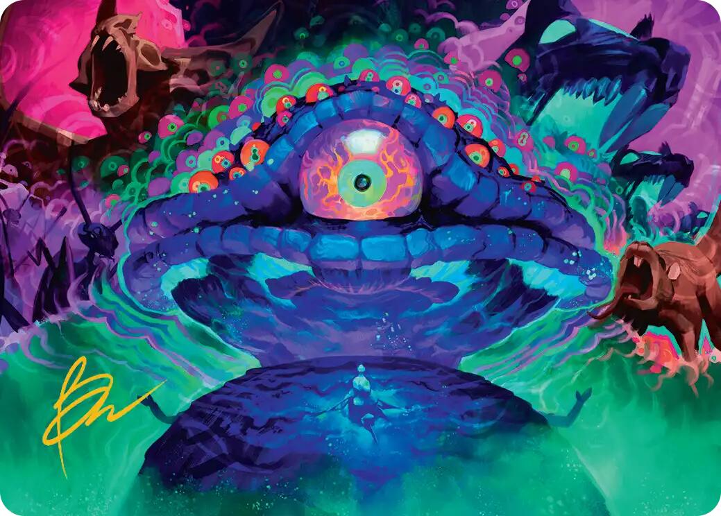 Humongous Fungus Art Card (Gold-Stamped Signature) [Teenage Mutant Ninja Turtles Art Series] | Good Games Morley
