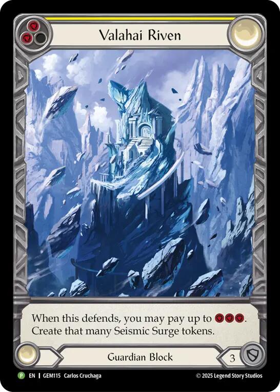 Valahai Riven (Yellow) [GEM115] (GEM Pack 4) | Good Games Morley