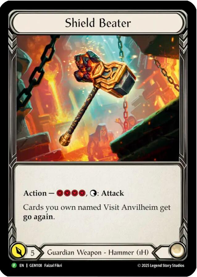 Shield Beater [GEM108] (GEM Pack 4)  Cold Foil | Good Games Morley