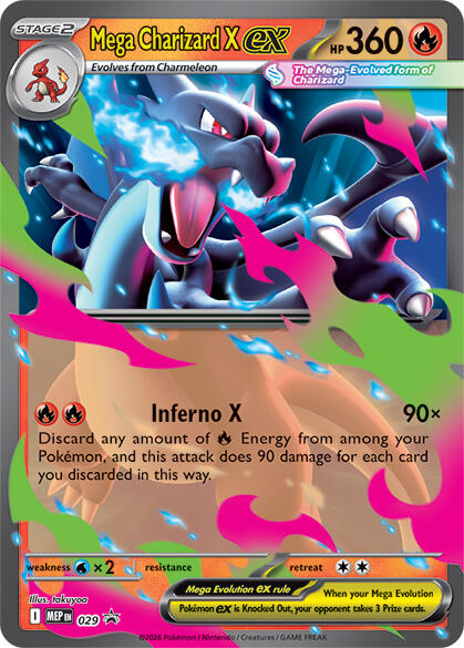 Mega Charizard X ex (029) [Mega Evolution Promo] | Good Games Morley