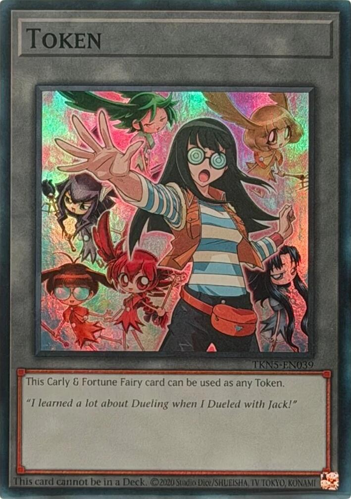 Token: Carly & Fortune Fairy [TKN5-EN039] Super Rare | Good Games Morley