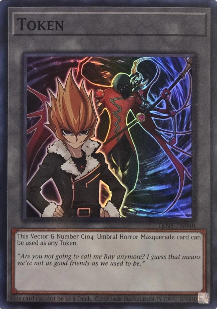 Token: Vector & Number C104: Umbral Horror Masquerade [TKN5-EN040] Super Rare | Good Games Morley