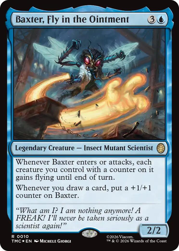 Baxter, Fly in the Ointment (Surge Foil) [Teenage Mutant Ninja Turtles Commander] | Good Games Morley