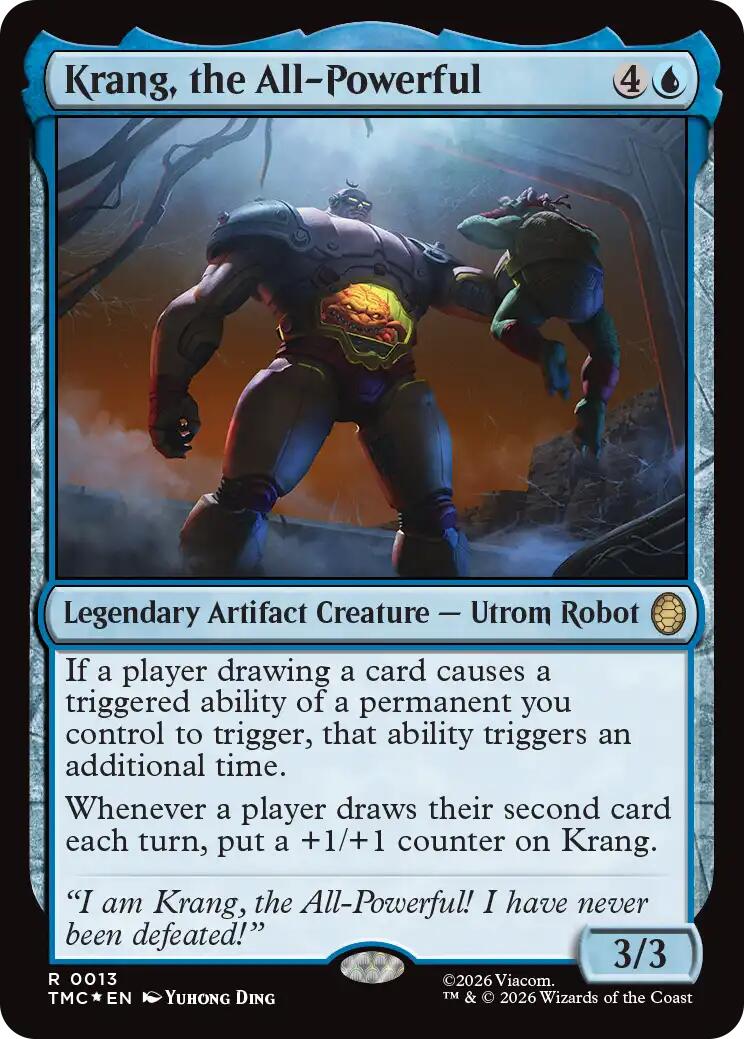 Krang, the All-Powerful (Surge Foil) [Teenage Mutant Ninja Turtles Commander] | Good Games Morley