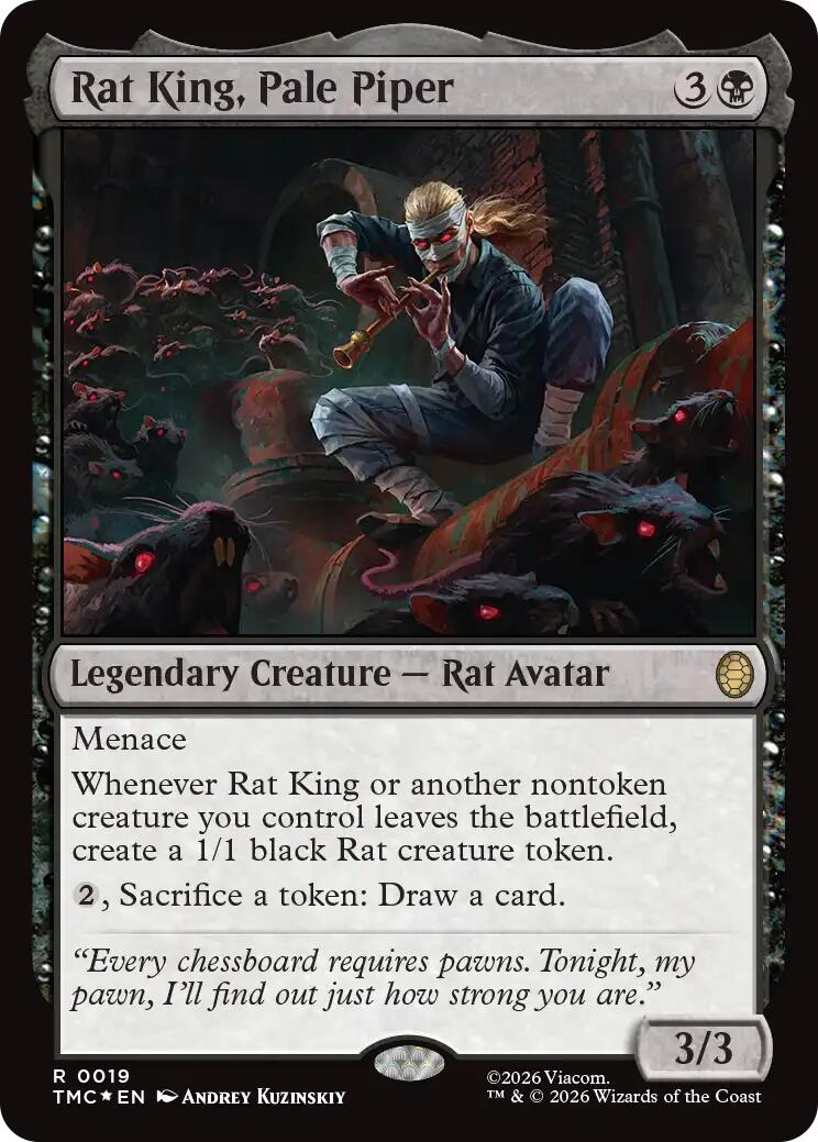 Rat King, Pale Piper (Surge Foil) [Teenage Mutant Ninja Turtles Commander] | Good Games Morley