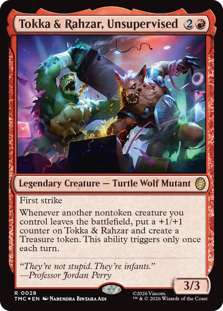 Tokka & Rahzar, Unsupervised (Surge Foil) [Teenage Mutant Ninja Turtles Commander] | Good Games Morley
