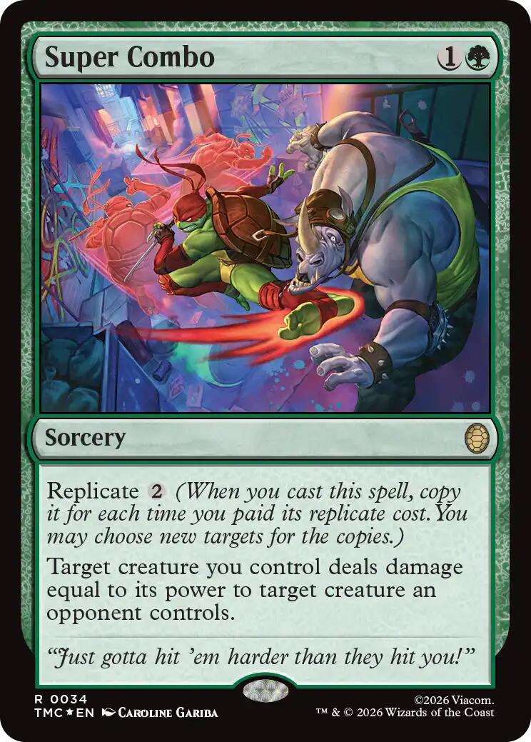 Super Combo (Surge Foil) [Teenage Mutant Ninja Turtles Commander] | Good Games Morley