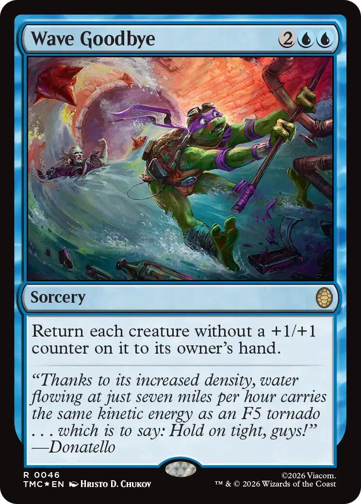 Wave Goodbye (Surge Foil) [Teenage Mutant Ninja Turtles Commander] | Good Games Morley