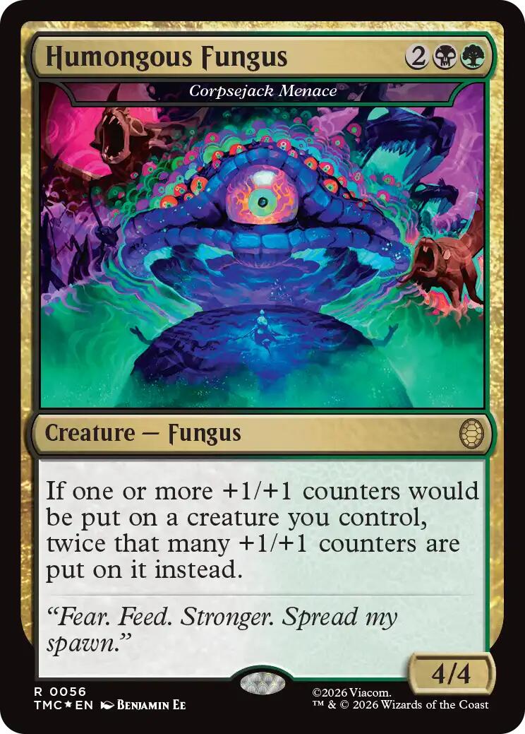 Humongous Fungus - Corpsejack Menace (Surge Foil) [Teenage Mutant Ninja Turtles Commander] | Good Games Morley