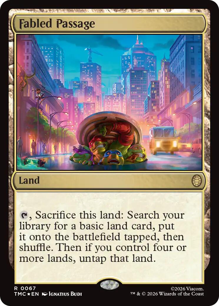 Fabled Passage (Surge Foil) [Teenage Mutant Ninja Turtles Commander] | Good Games Morley
