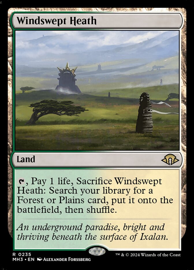 Windswept Heath 235 (Modern Horizons 3)  - Foil | Good Games Morley