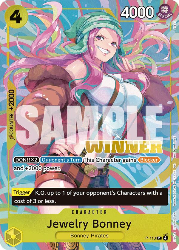 Jewelry Bonney (Heroines Battle Winner Pack) [One Piece Promotion Cards] | Good Games Morley
