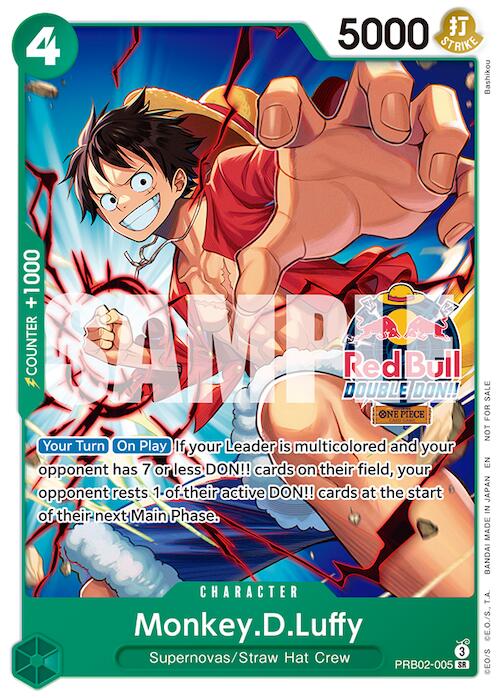 Monkey.D.Luffy (Red Bull Double Don!!) [One Piece Promotion Cards] | Good Games Morley