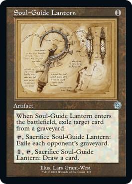 Soul Guide Lantern Schematic 117 (The Brothers' War: Retro Frame Artifacts)  - Foil | Good Games Morley