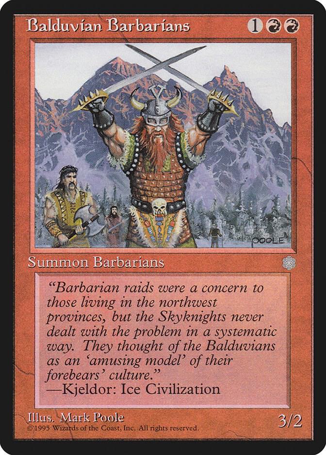 Balduvian Barbarians 172/383 (Ice Age)  | Good Games Morley