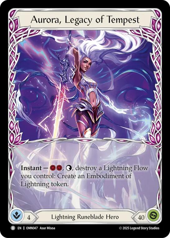 Aurora, Legacy of the Tempest [OMN047] (Omens of the Third Age) | Good Games Morley