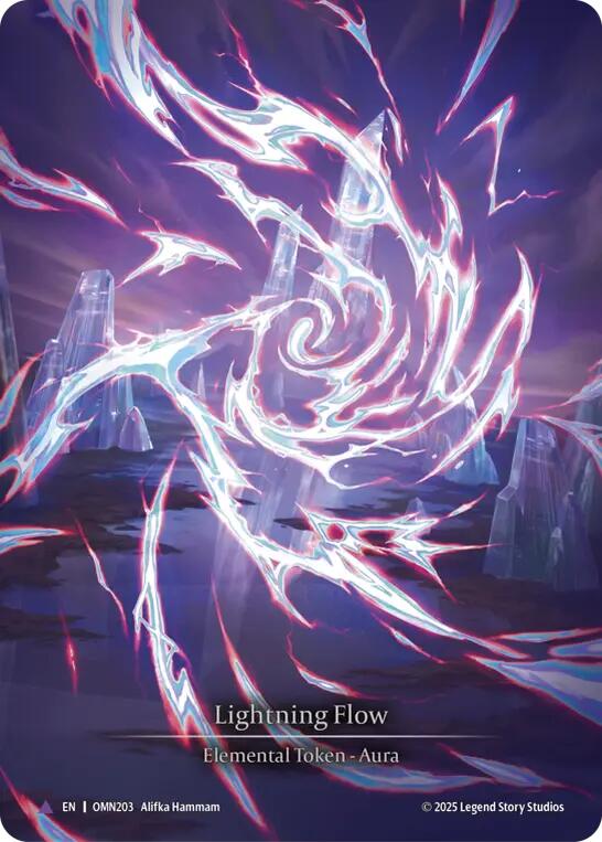 Lightning Flow (C) [OMN203] (Omens of the Third Age)  Cold Foil | Good Games Morley