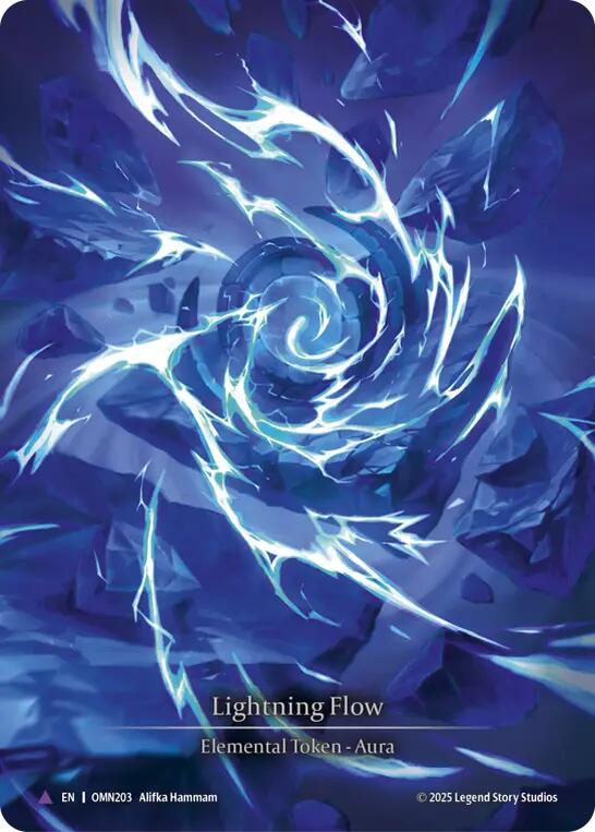 Lightning Flow (B) [OMN203] (Omens of the Third Age)  Cold Foil | Good Games Morley
