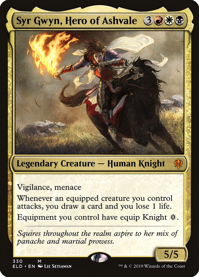 Syr Gwyn, Hero of Ashvale 330 (Throne of Eldraine)  - Foil | Good Games Morley
