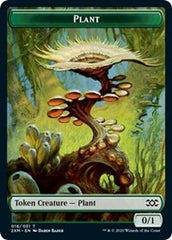Plant // Saproling Double-Sided Token [Double Masters Tokens] | Good Games Morley