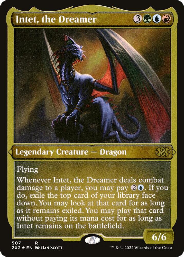 Intet the Dreamer Foil Etched 507 (Double Masters 2022)  - Foil | Good Games Morley