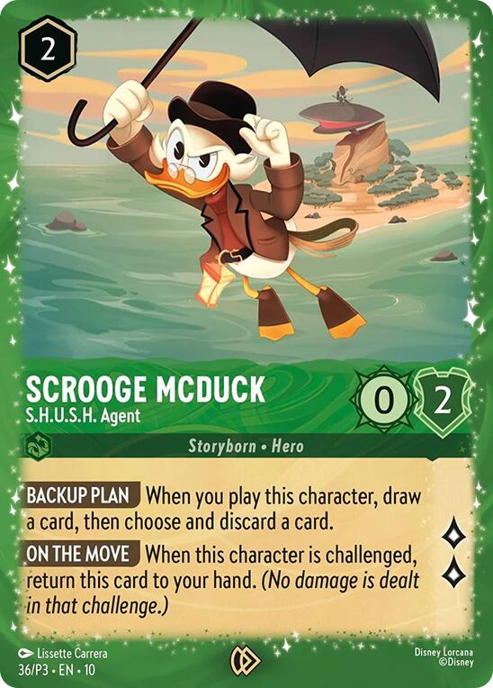 Scrooge McDuck - S.H.U.S.H. Agent (36) [Promo Cards] | Good Games Morley