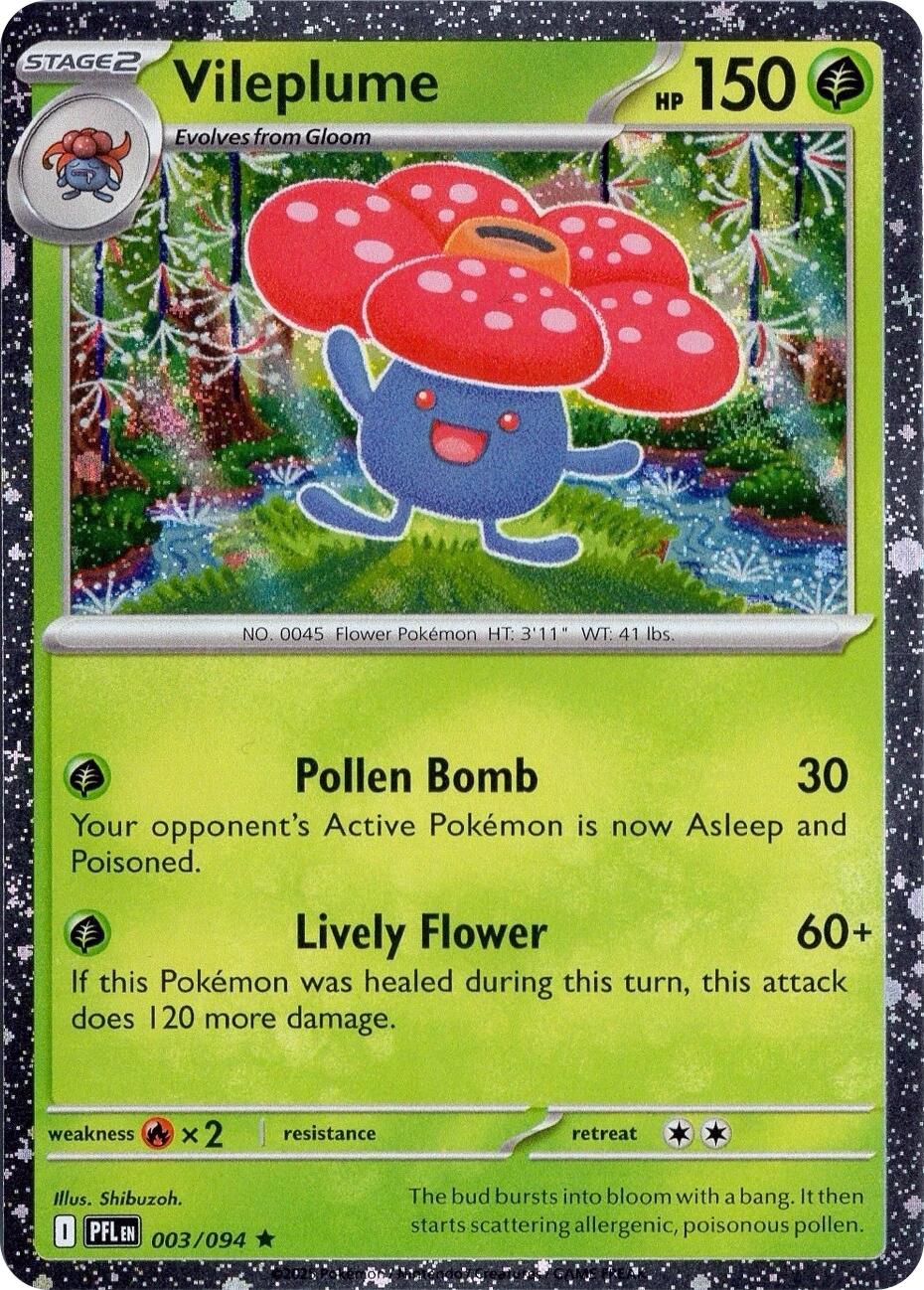 Vileplume (003/094) (Cosmos Holo) [Miscellaneous Cards] | Good Games Morley