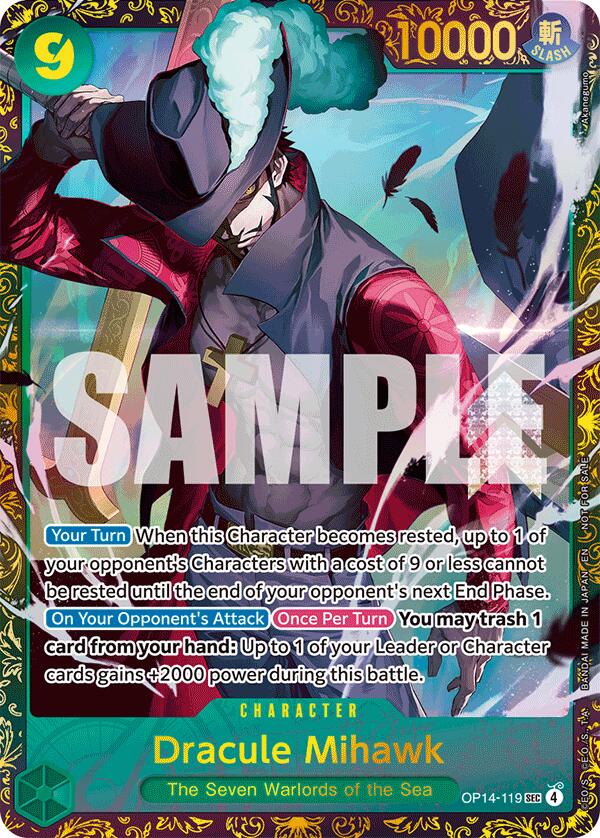 Dracule Mihawk - (CS 26-27 Regionals Season 1) [One Piece Promotion Cards] | Good Games Morley