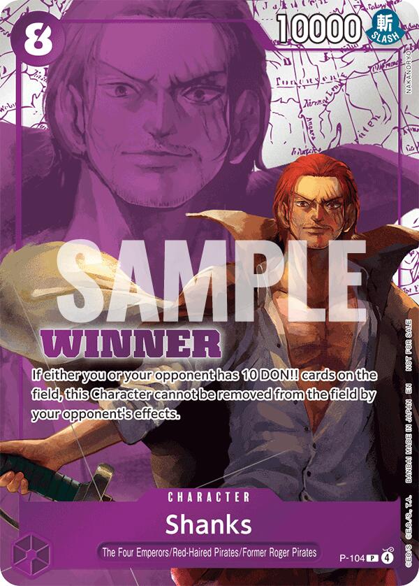 Shanks (Winner Pack 2026 Vol. 2) [One Piece Promotion Cards] | Good Games Morley
