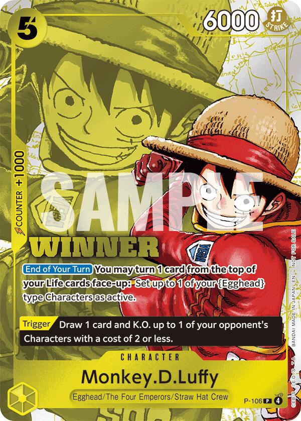 Monkey.D.Luffy (Winner Pack 2026 Vol. 2) [One Piece Promotion Cards] | Good Games Morley