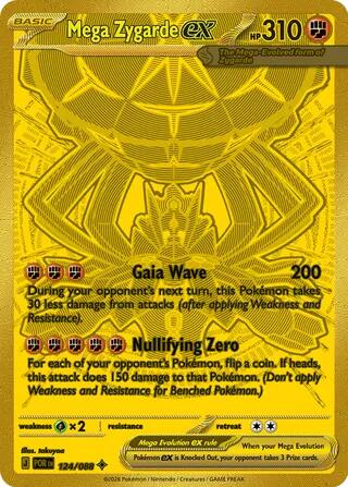 Mega Zygarde ex (124/088) [Mega Evolution: Perfect Order] | Good Games Morley