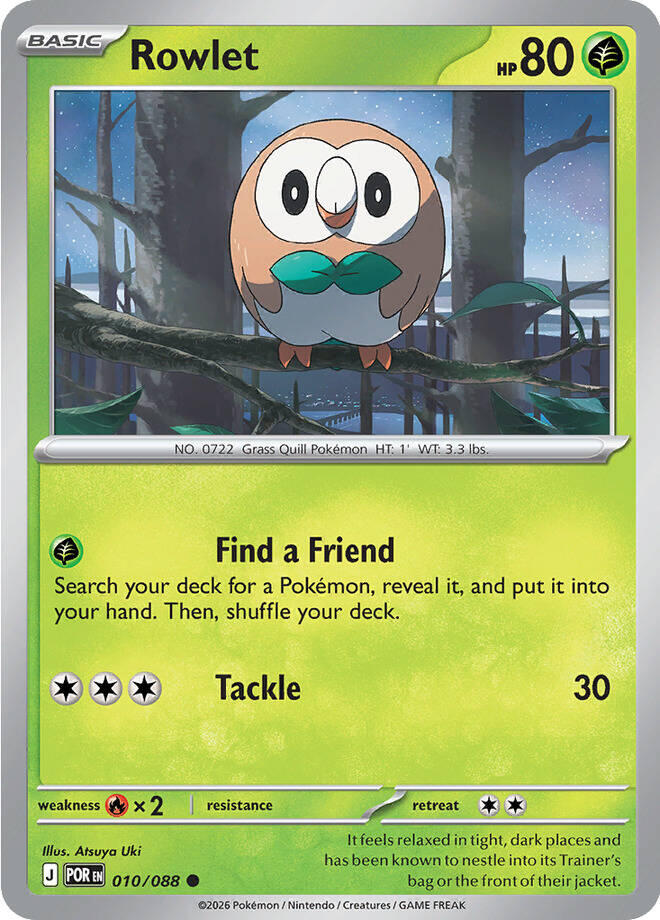 Rowlet (010/088) [Mega Evolution: Perfect Order] | Good Games Morley