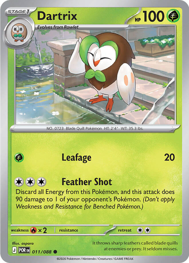 Dartrix (011/088) [Mega Evolution: Perfect Order] | Good Games Morley