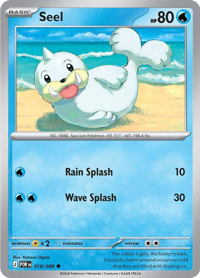 Seel (018/088) [Mega Evolution: Perfect Order] | Good Games Morley