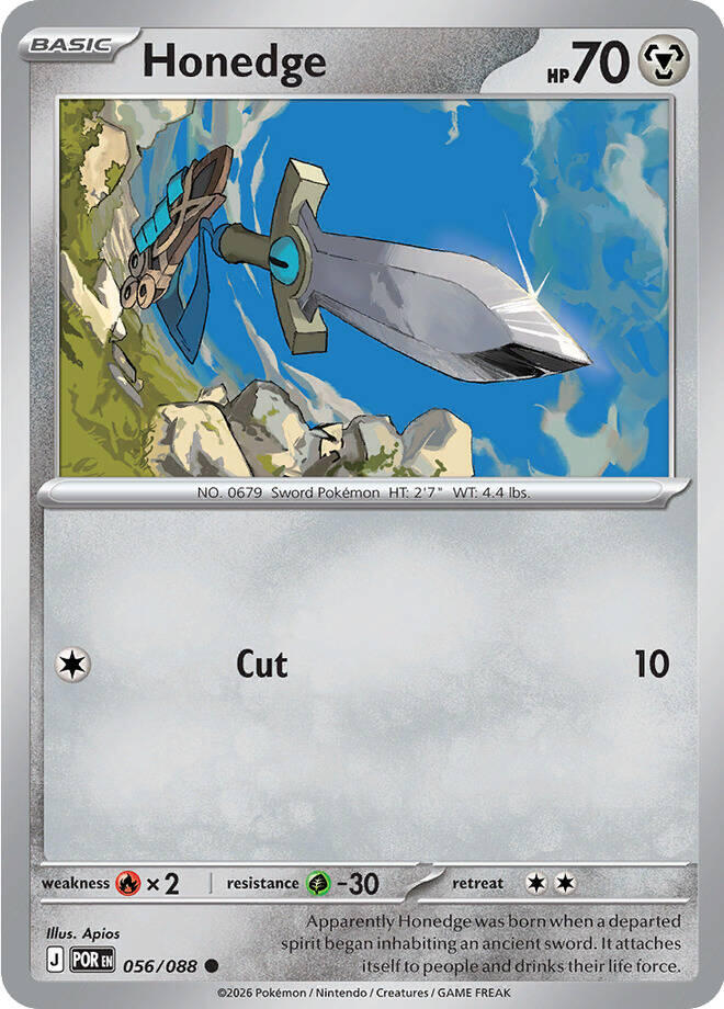 Honedge (056/088) [Mega Evolution: Perfect Order] | Good Games Morley