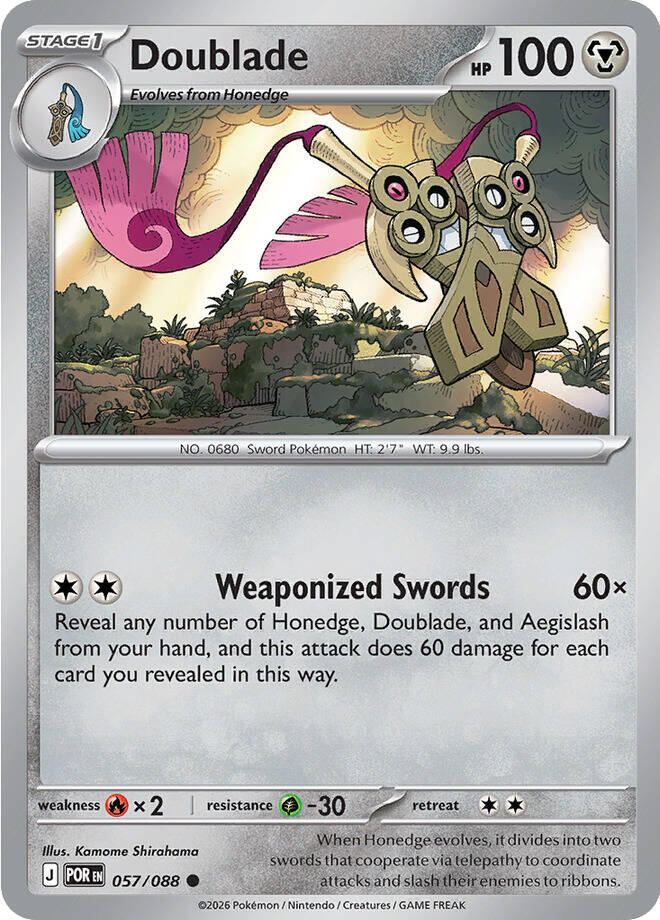 Doublade (057/088) [Mega Evolution: Perfect Order] | Good Games Morley