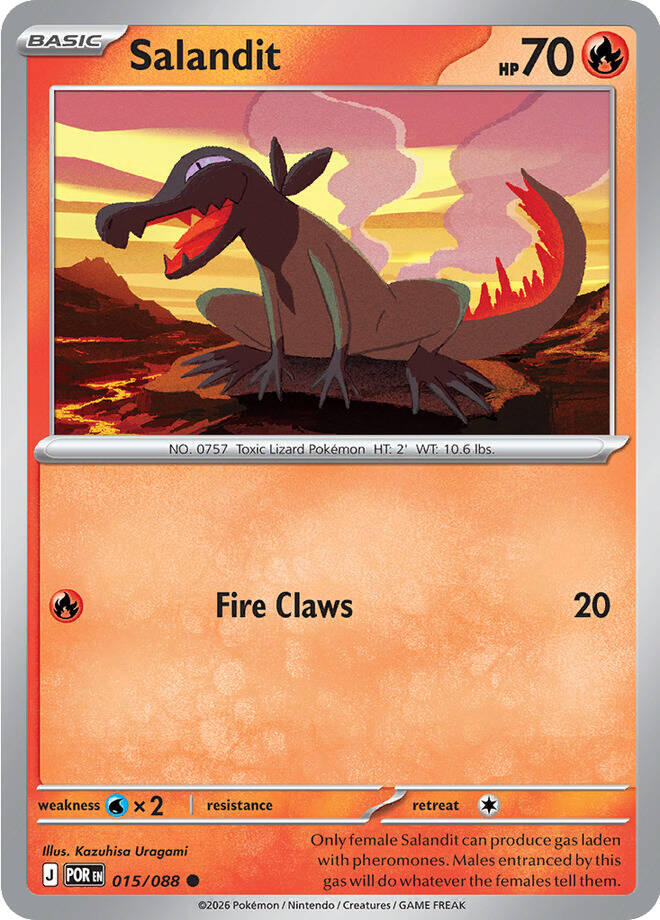 Salandit (015/088) [Mega Evolution: Perfect Order] | Good Games Morley