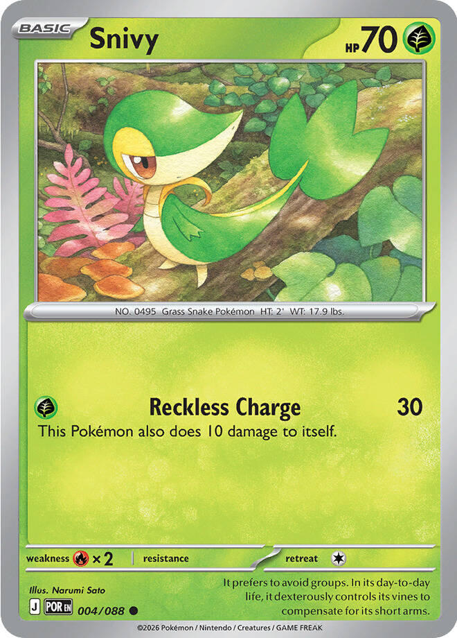 Snivy (004/088) [Mega Evolution: Perfect Order] | Good Games Morley