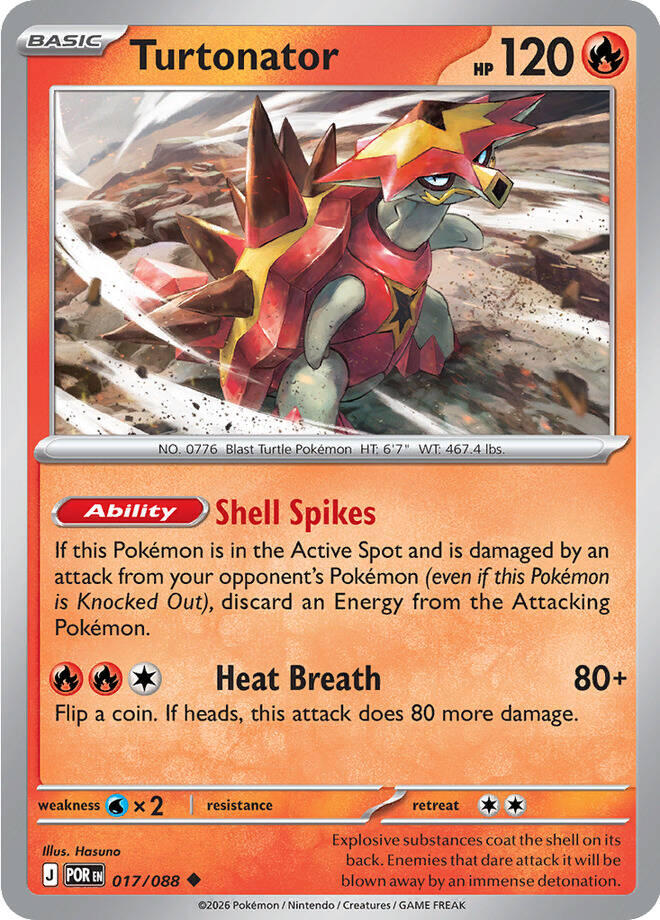Turtonator (017/088) [Mega Evolution: Perfect Order] | Good Games Morley