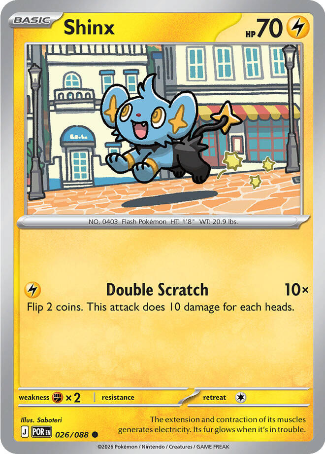 Shinx (026/088) [Mega Evolution: Perfect Order] | Good Games Morley