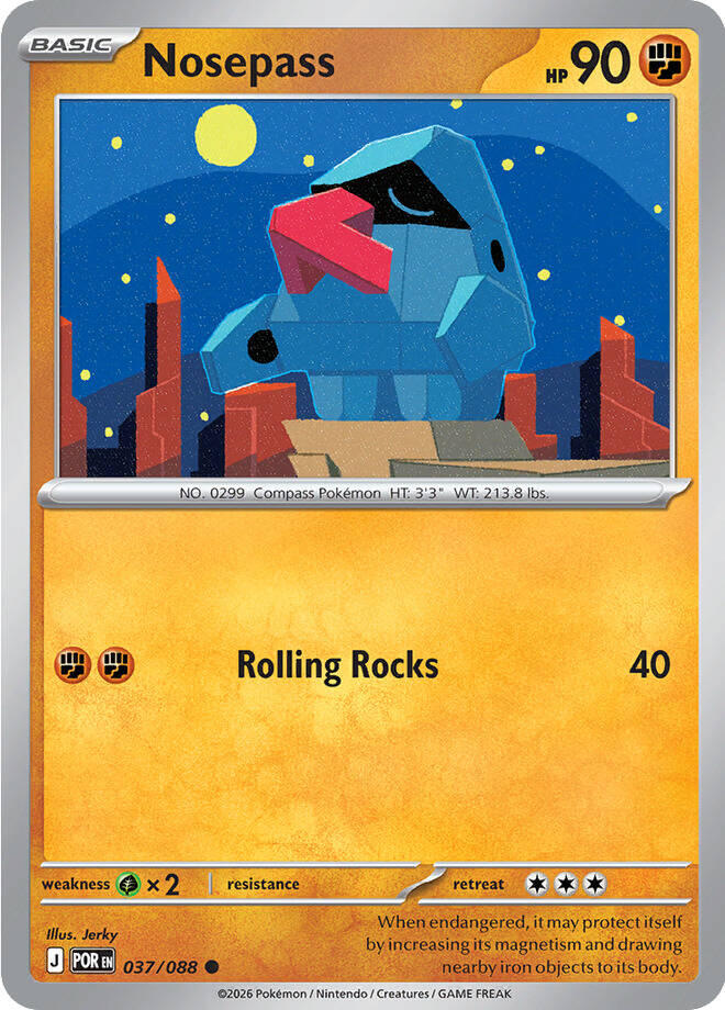 Nosepass (037/088) [Mega Evolution: Perfect Order] | Good Games Morley