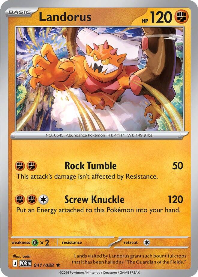 Landorus (041/088) [Mega Evolution: Perfect Order] | Good Games Morley