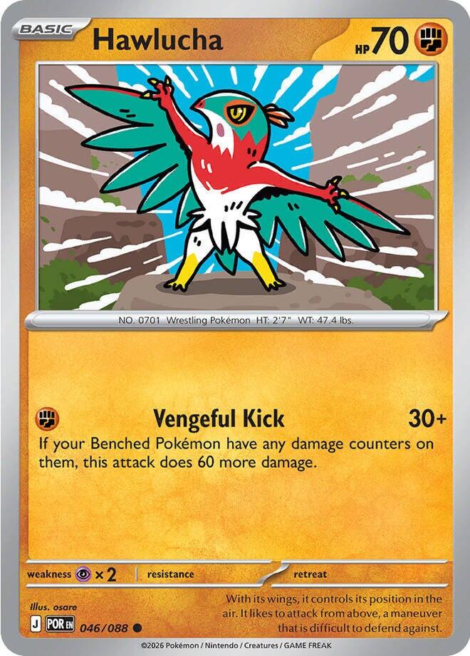 Hawlucha (046/088) [Mega Evolution: Perfect Order] | Good Games Morley